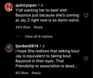 Fans comments on The Neighborhood Talk Show's post (Image via Instagram/@theneighborhoodtalk)